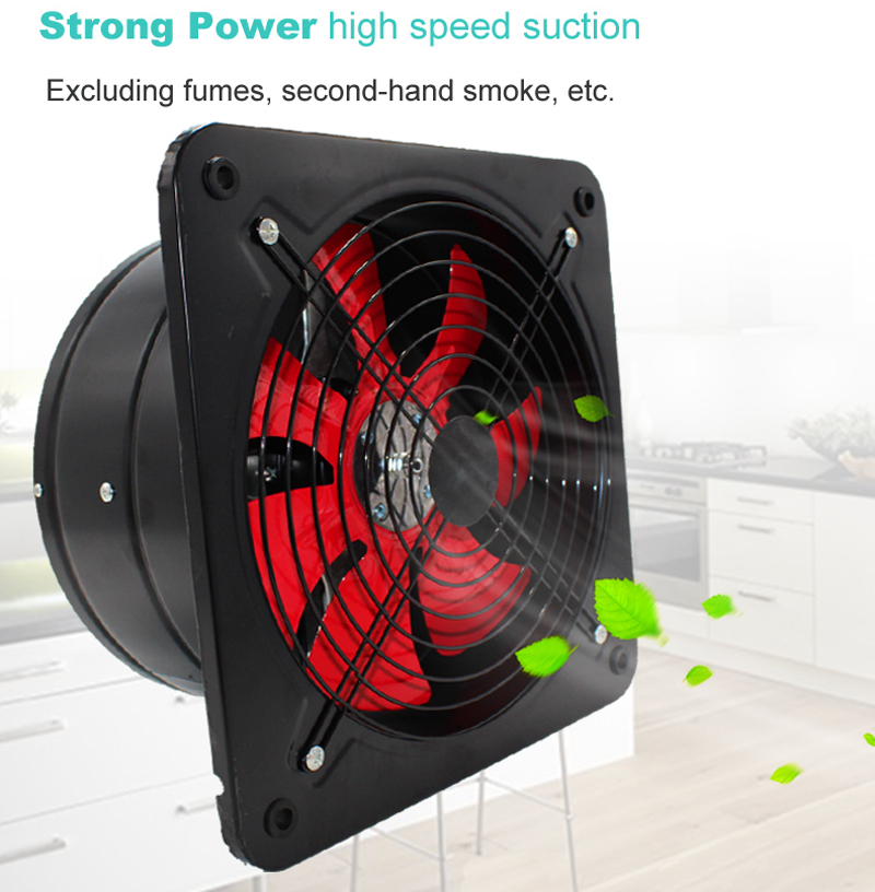 Kitchen Exhaust Fan High-Speed Ventilator