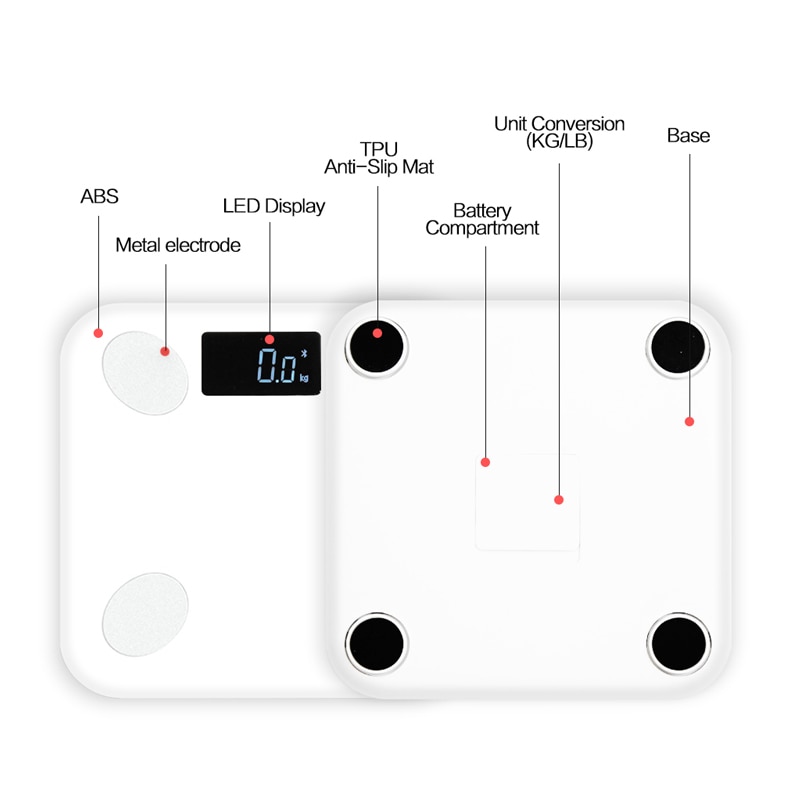 Body Fat Scale Bluetooth Weighing Scale