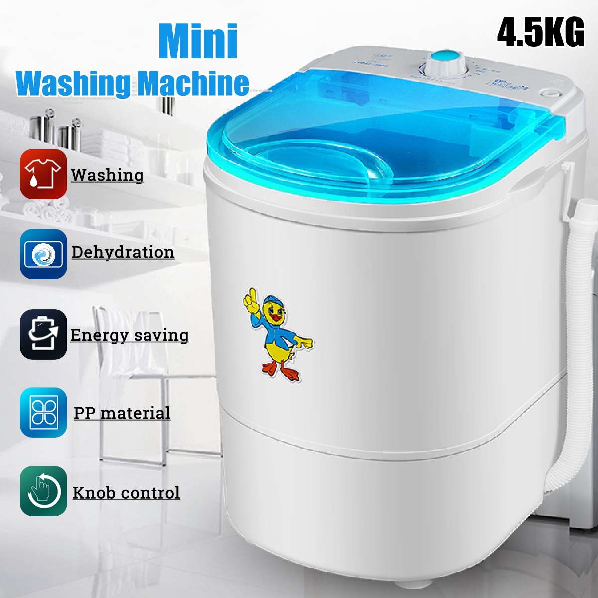 Mini Portable Washing Machine Low-Noise