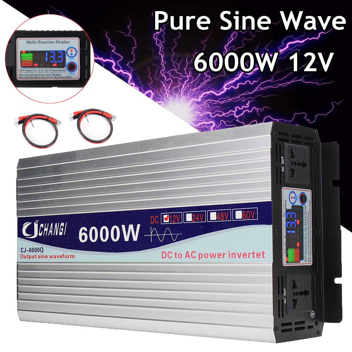 Power Inverter LCD Screen Device