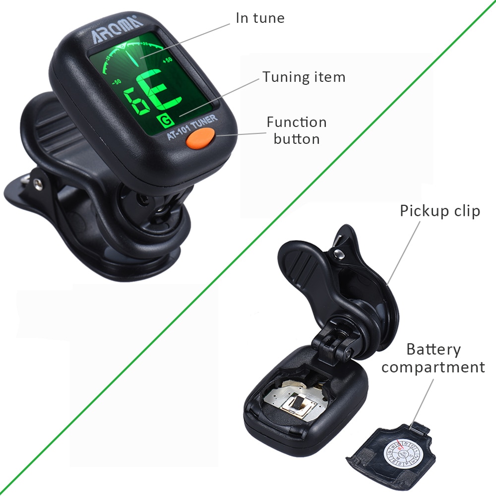 Electric Guitar Tuner Digital Clip