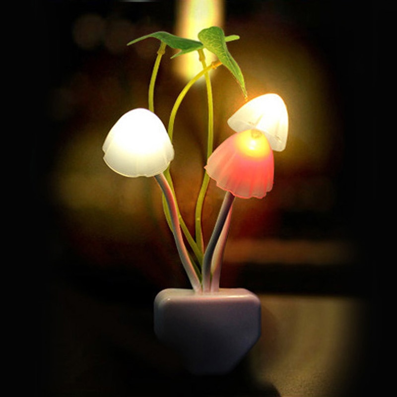 Mushroom Lamp Plug-In Night Light