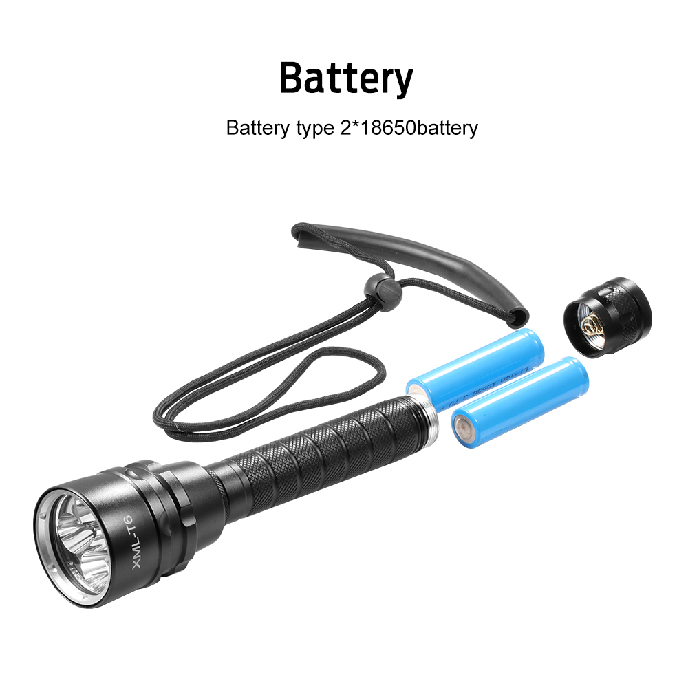 Dive Torch Underwater Flashlight