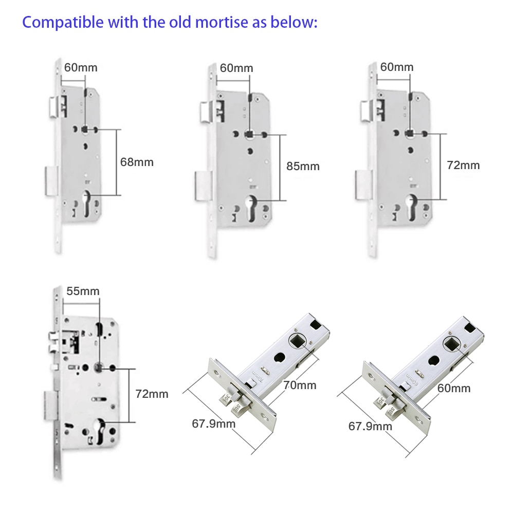 Keyless Entry Door Lock Electronic Knob