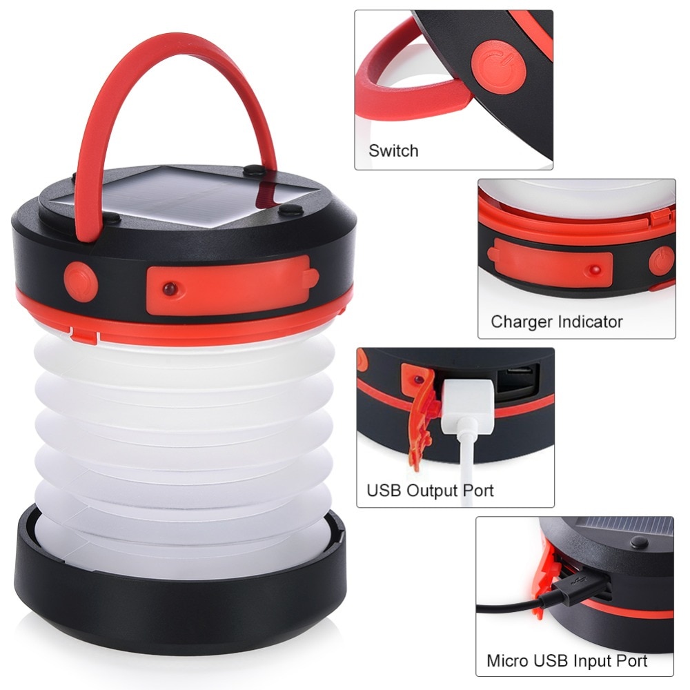 Solar Camping Lights Portable Lamp