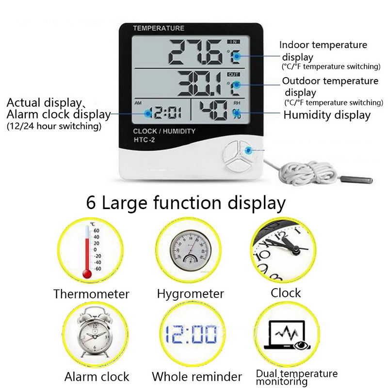 Thermohygrometer Digital Meter