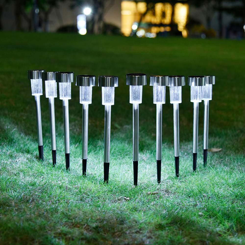 Solar Path Lights Outdoor Lamp (10 Pcs)