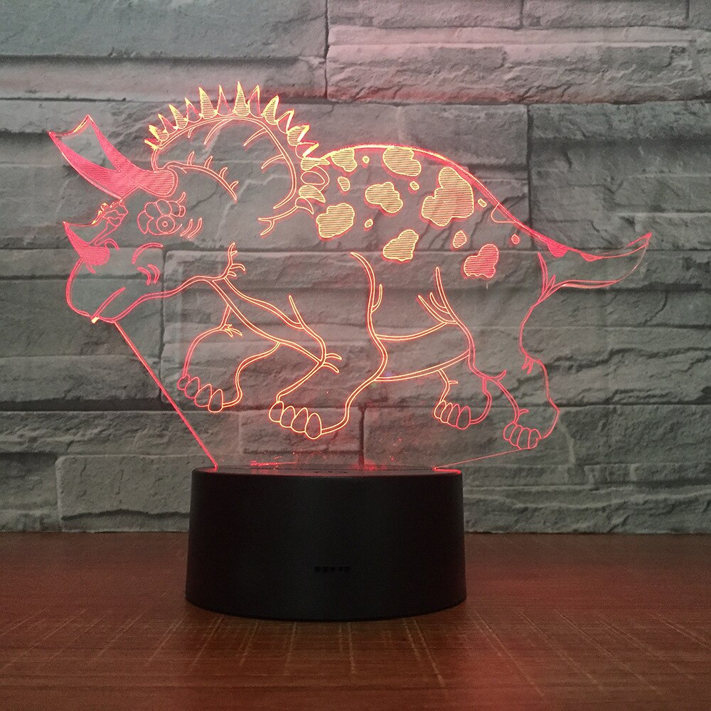 3D Light Dinosaur Design