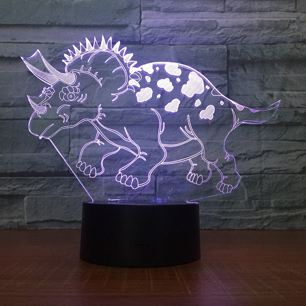 3D Light Dinosaur Design