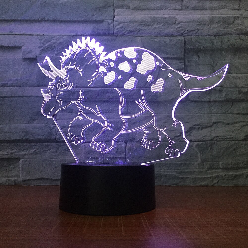 3D Light Dinosaur Design