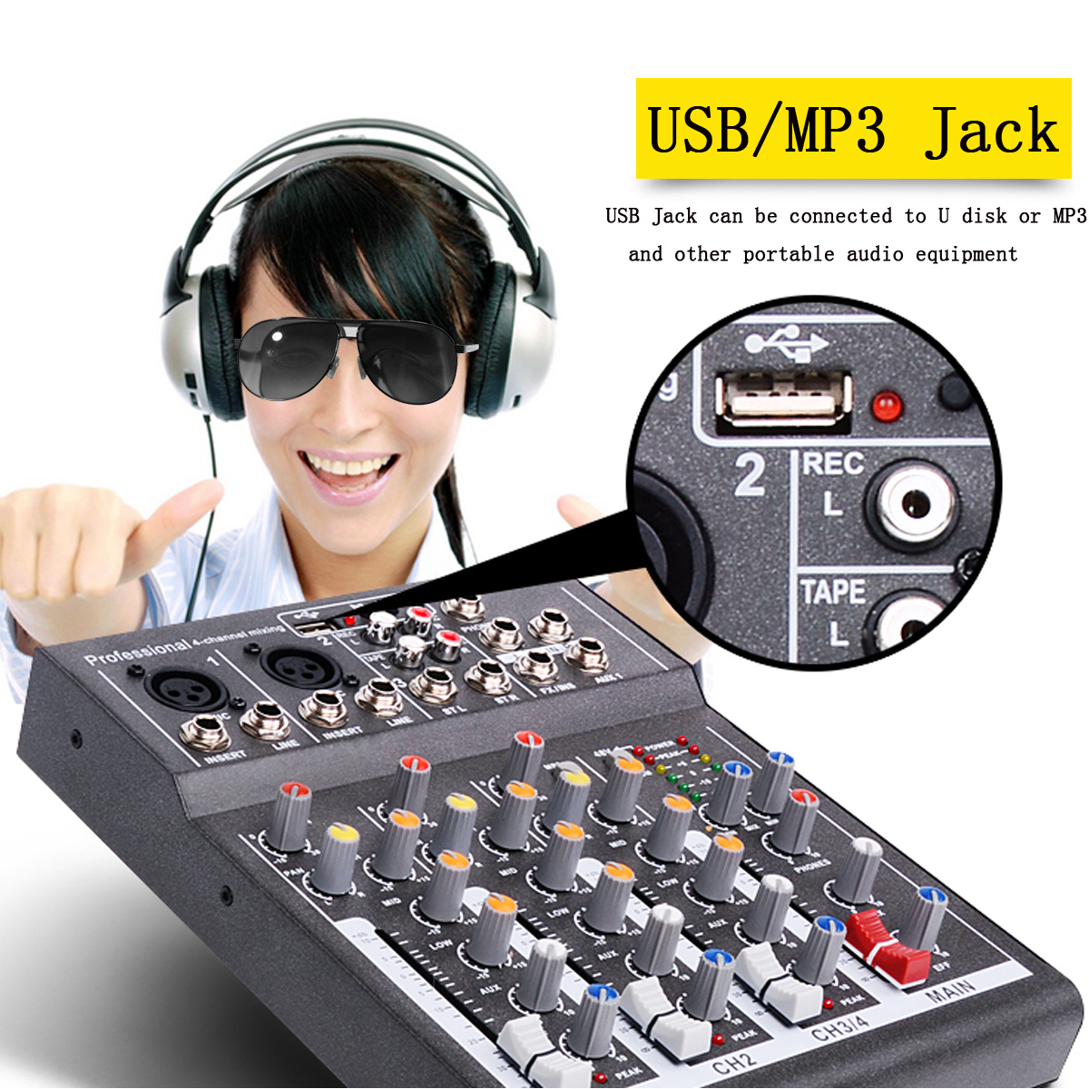 Sound Mixer Mini Portable Device