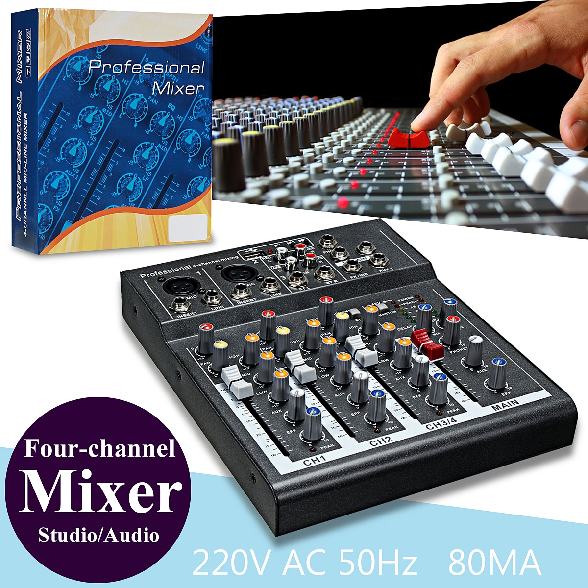 Sound Mixer Mini Portable Device