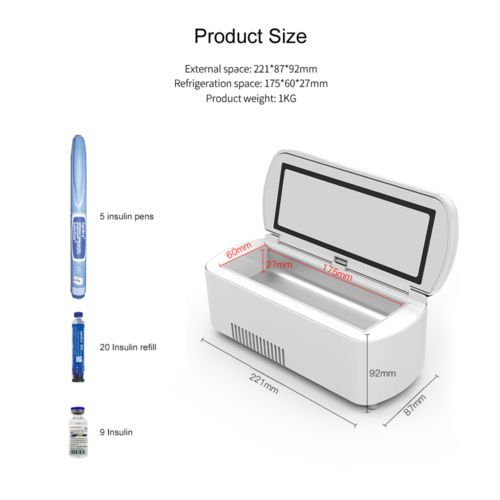 Cooler Box for Insulin Portable Fridge