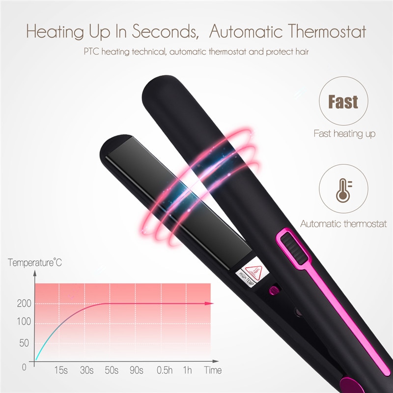 Hair Straightener And Curler Styling Tool