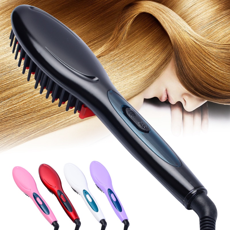 Straightening Brush Ceramic Comb