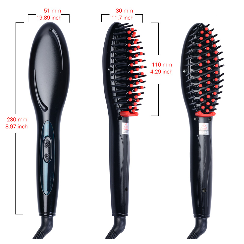 Straightening Brush Ceramic Comb