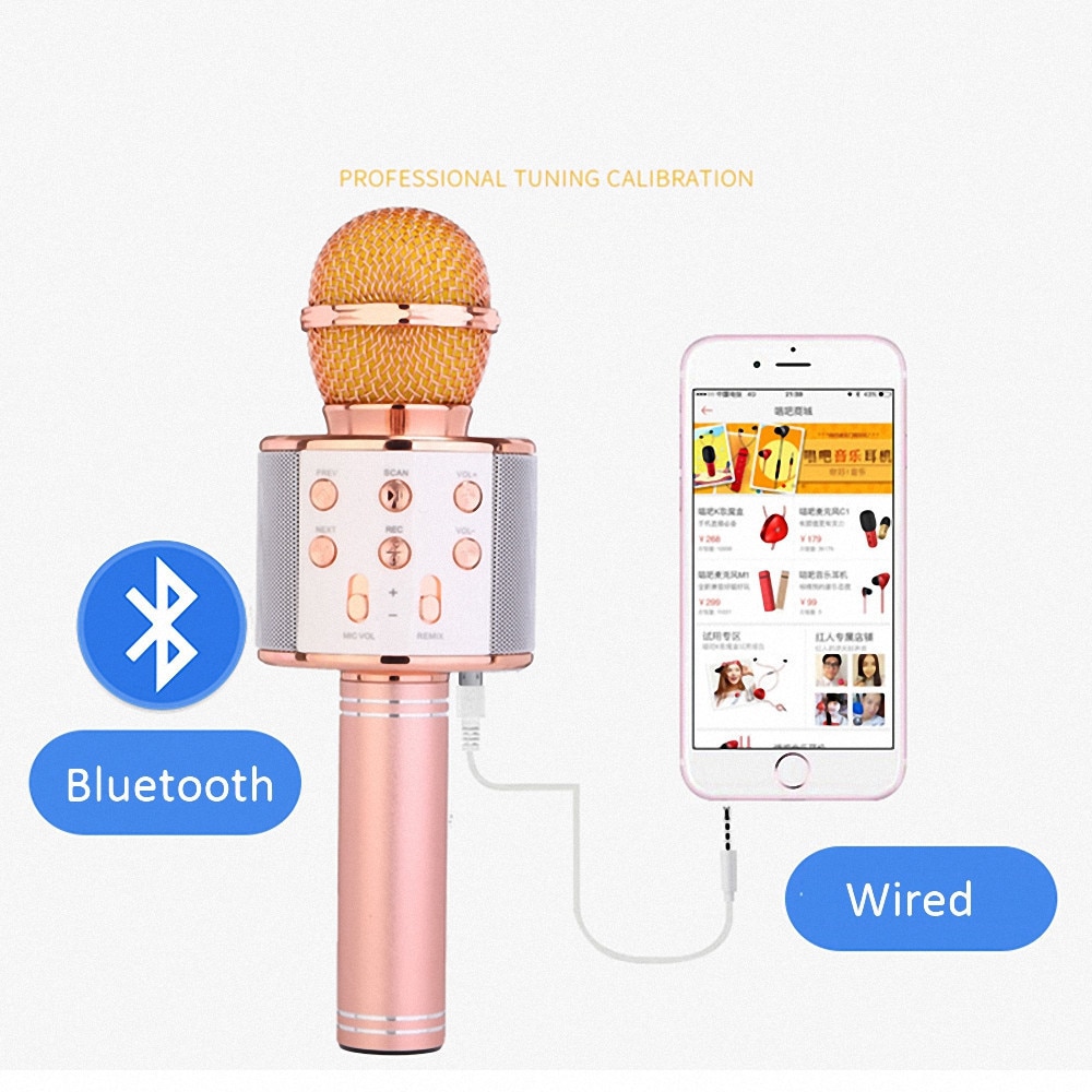 Microphone Speaker Bluetooth Wireless