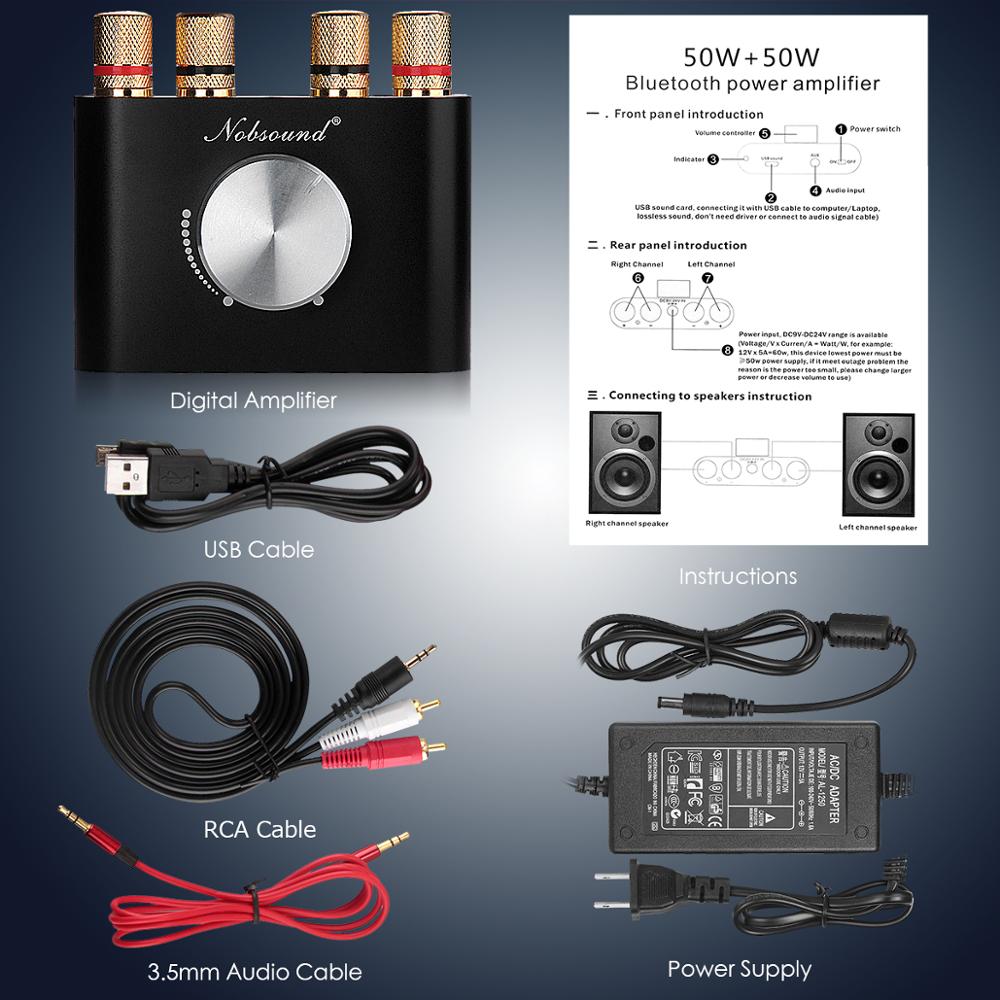 Mini Amplifier Bluetooth Digital Amp