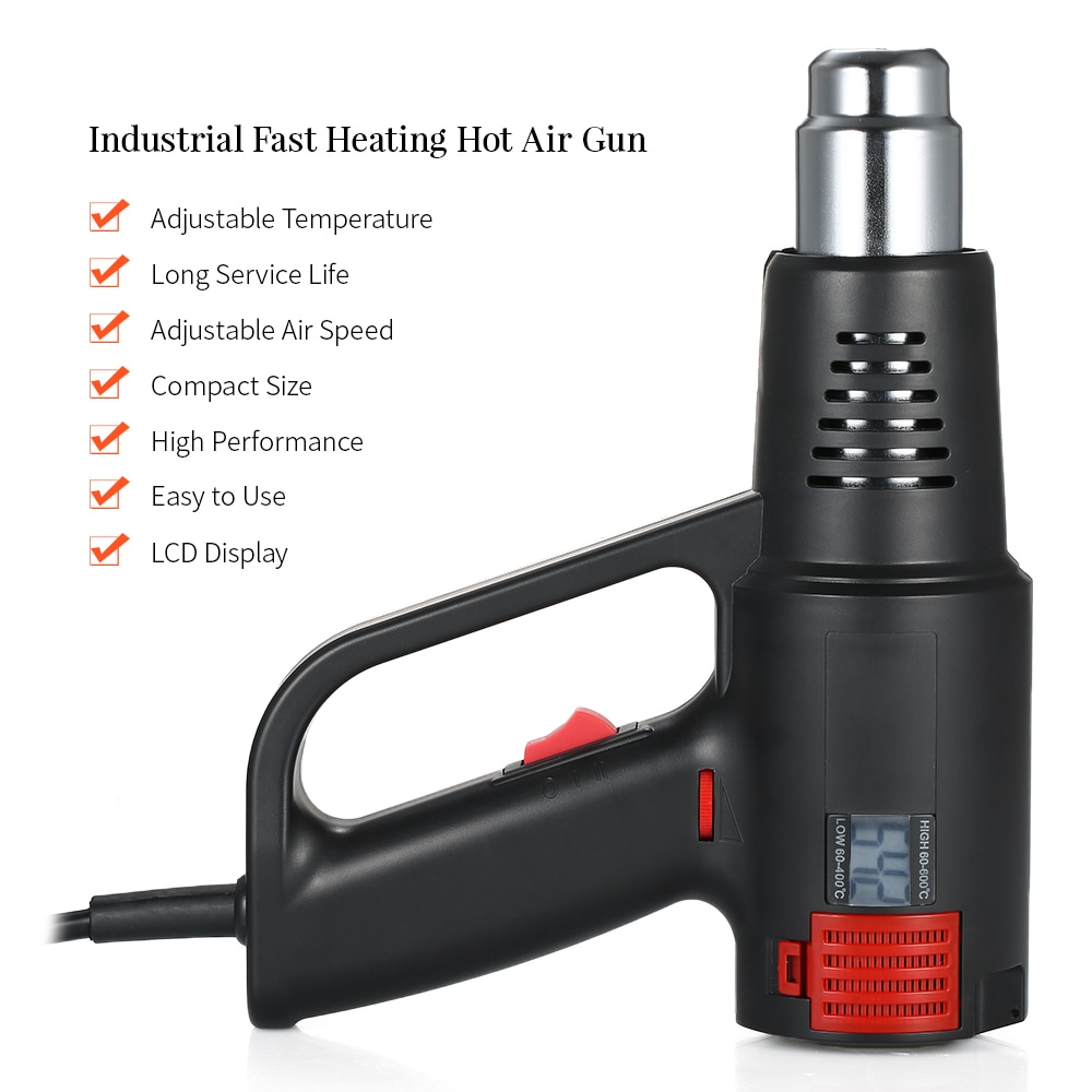 Hot Air Blower Digital Hand Tool