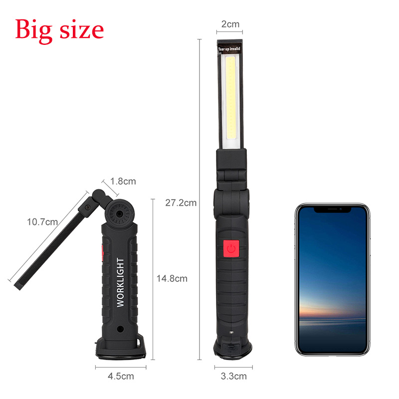 Rechargeable LED Flashlight Handheld Device