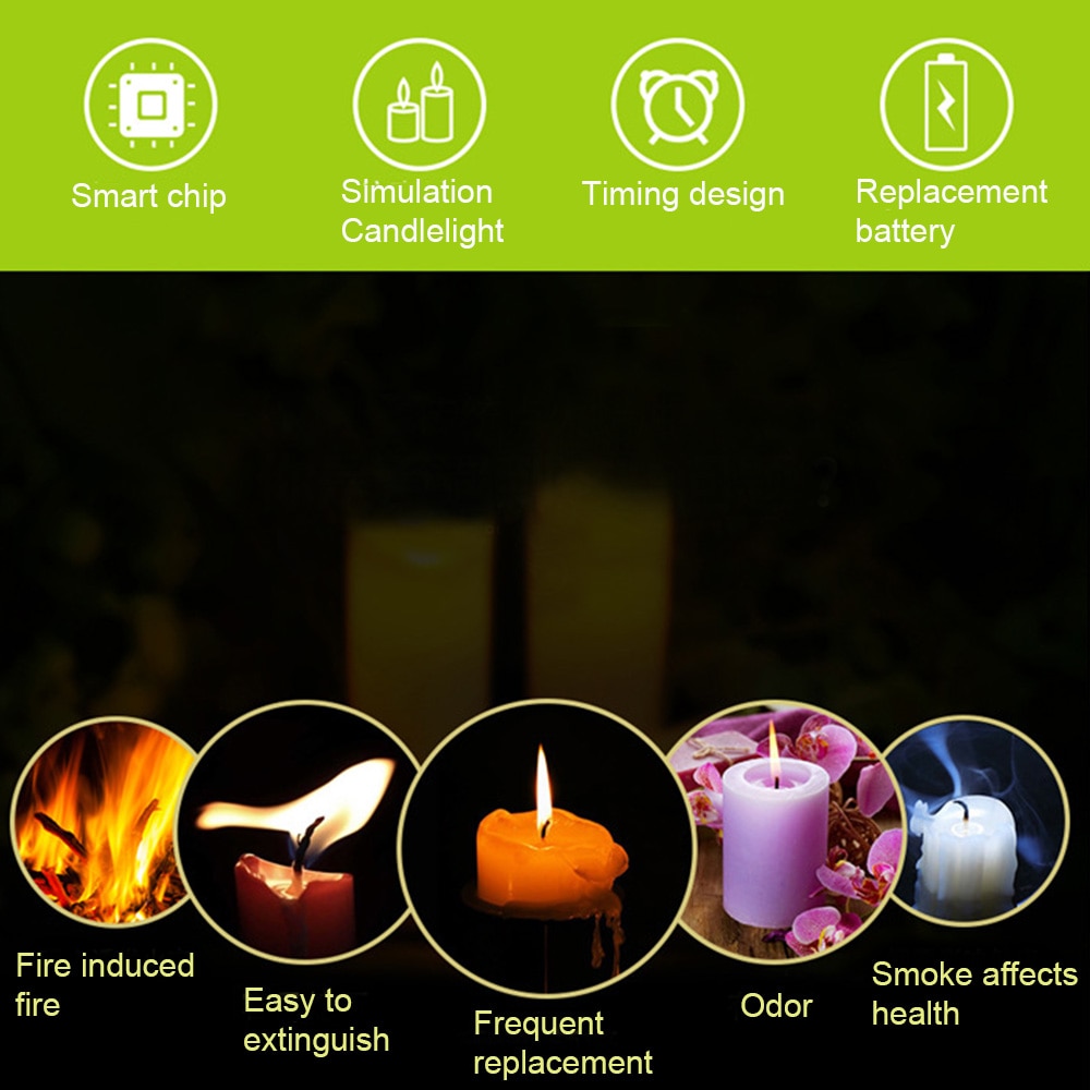 Battery Operated Candle Flameless Candle