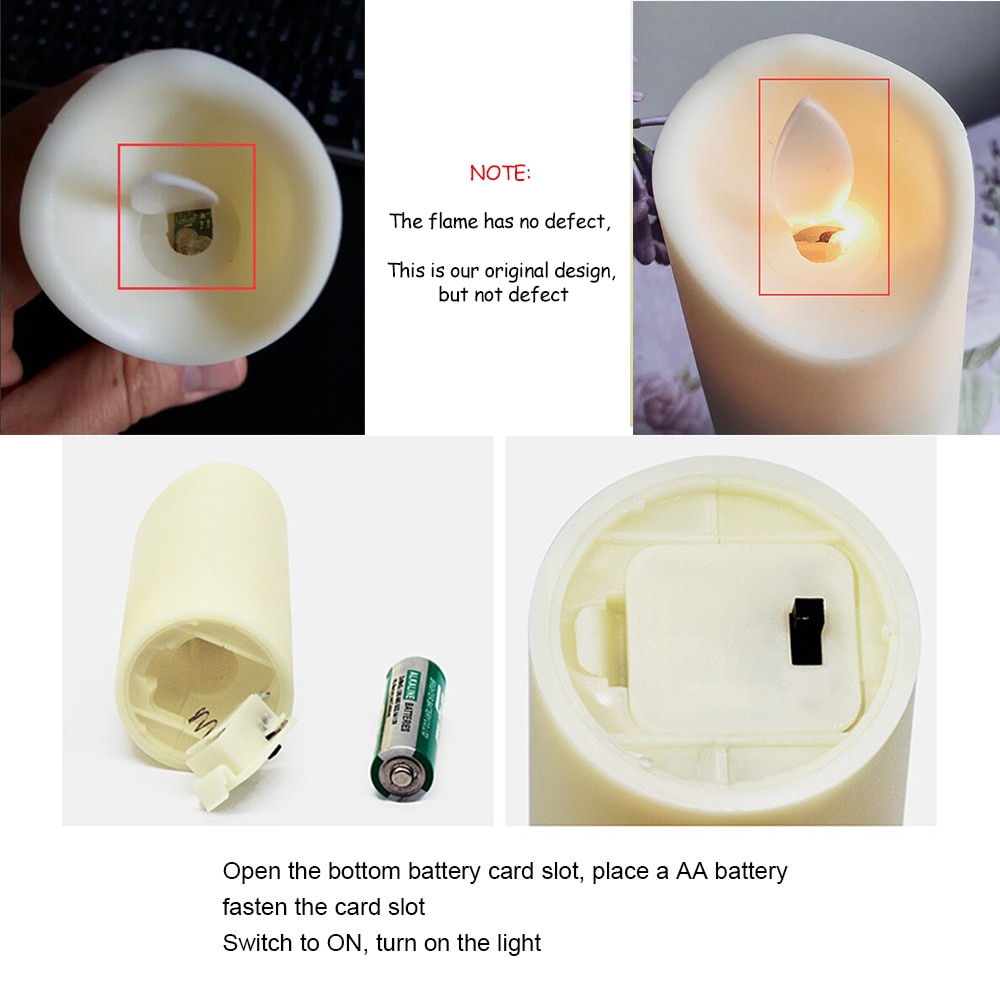 Battery Operated Candle Flameless Candle