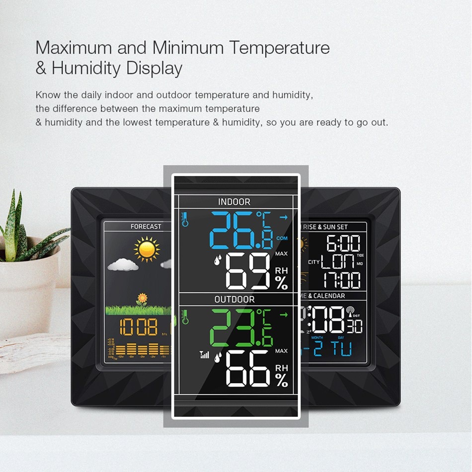 Wireless Weather Station LCD Screen