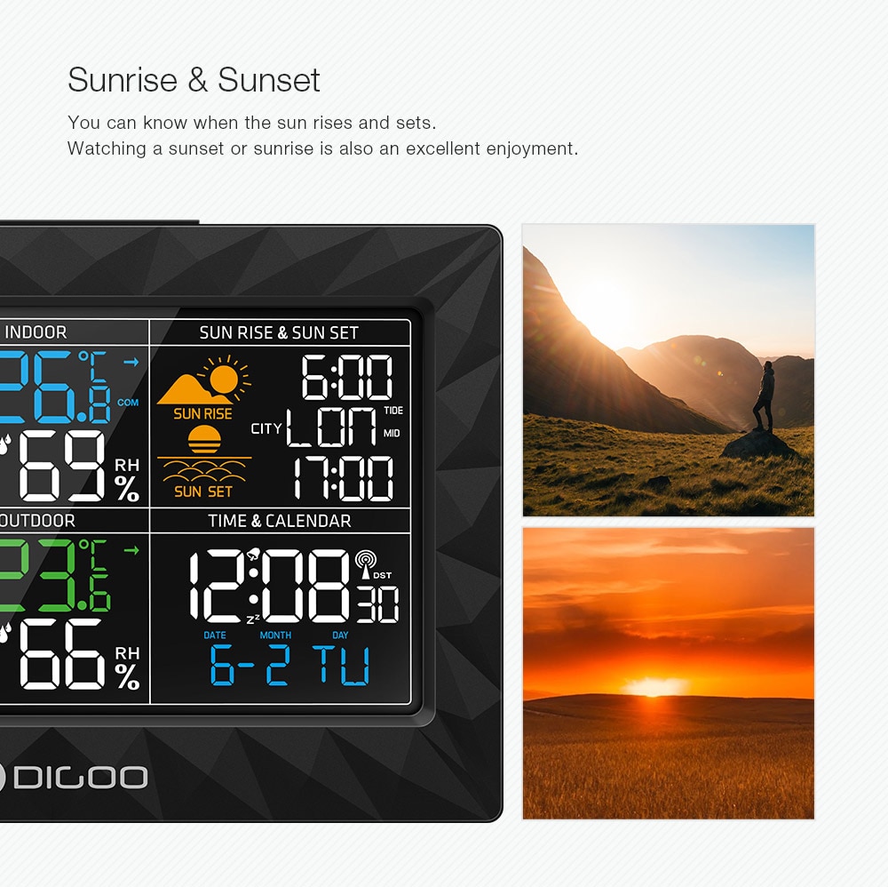 Wireless Weather Station LCD Screen