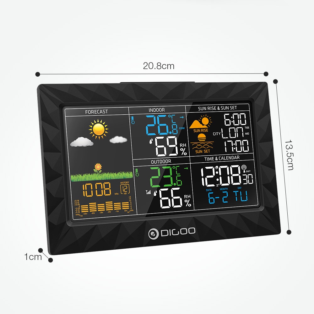 Wireless Weather Station LCD Screen