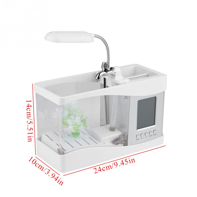 Mini Aquarium with LED Lamp