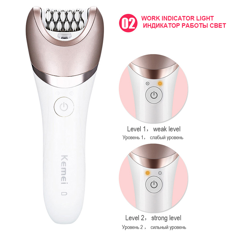 Hair Removal Epilator 5-in-1 Device