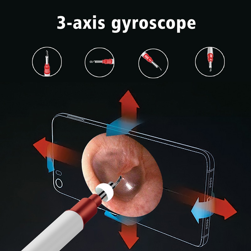 Ear Cleaning Tools HD WiFi Otoscope