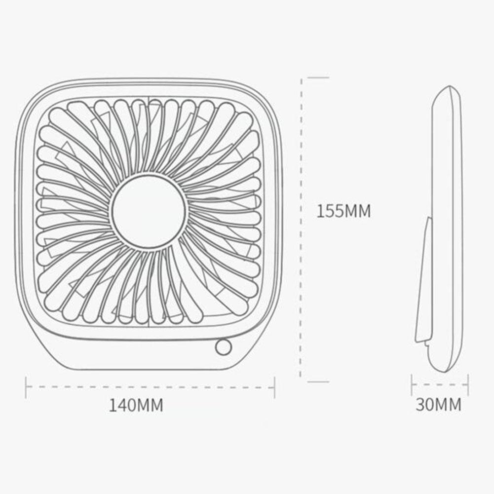 Electric Fan Portable USB Desk Fan