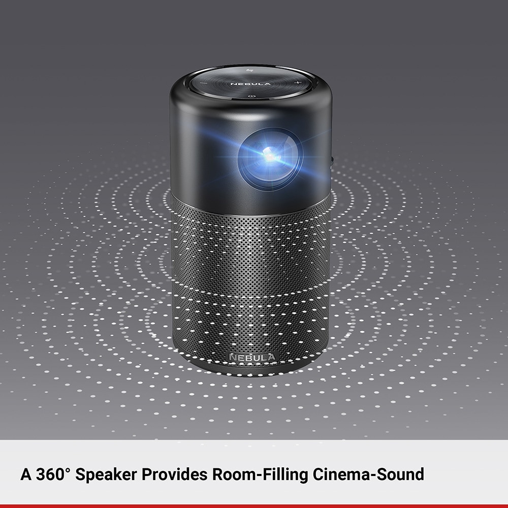 Mini Portable Projector with Speaker