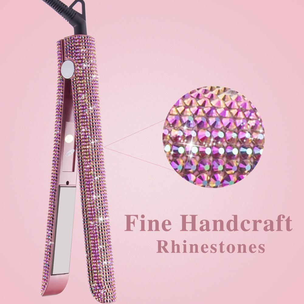 Titanium Flat Iron Hair Straightening Tool