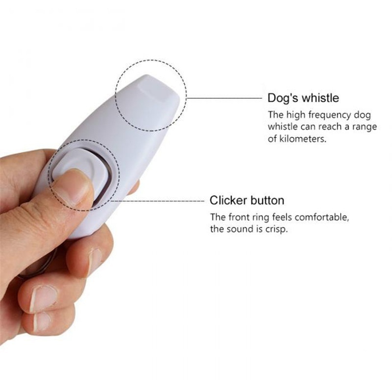 Dog Clicker Whistle Keychain