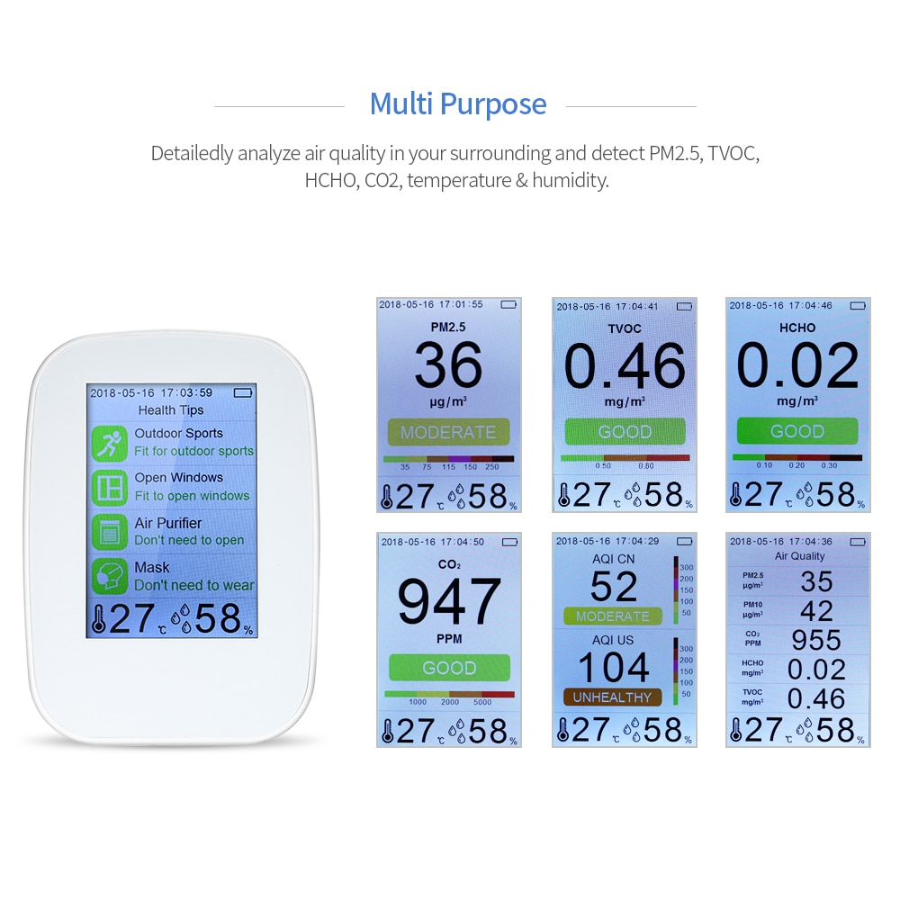 Air Quality Monitor Digital Device