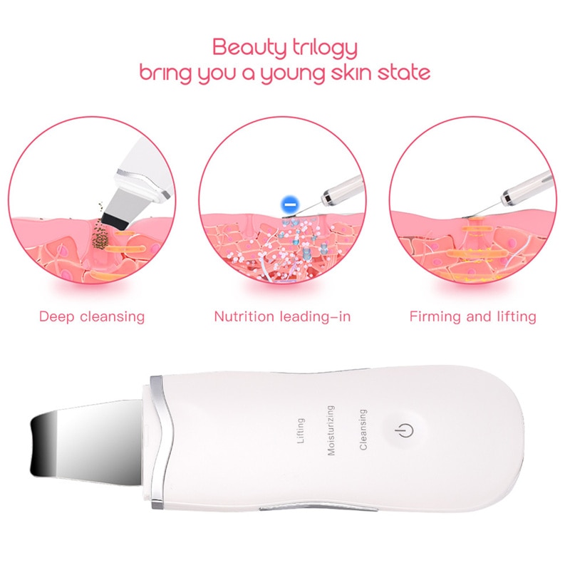 Skin Spatula Ultrasonic Exfoliator