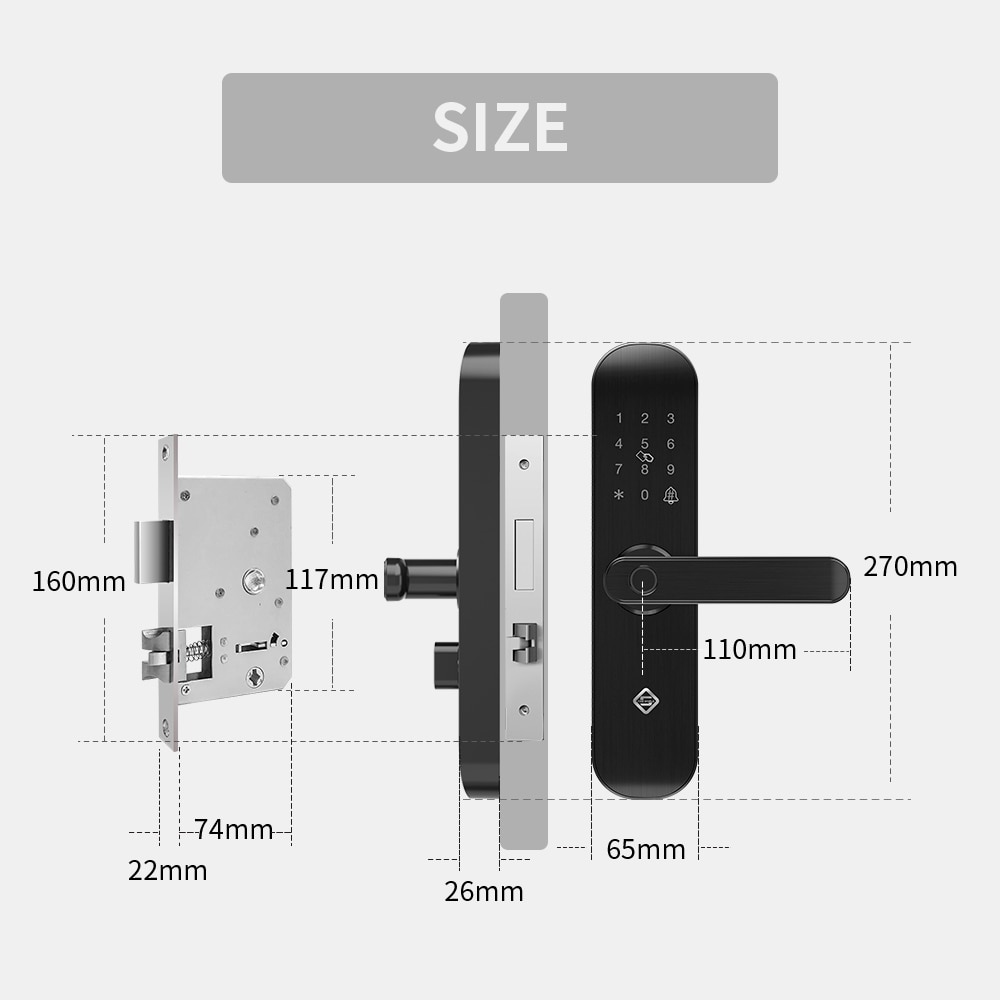 Wifi Door Lock Smart Fingerprint Lock