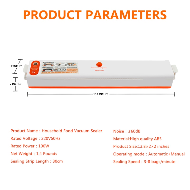 Vacuum Sealer Machine Electric Device