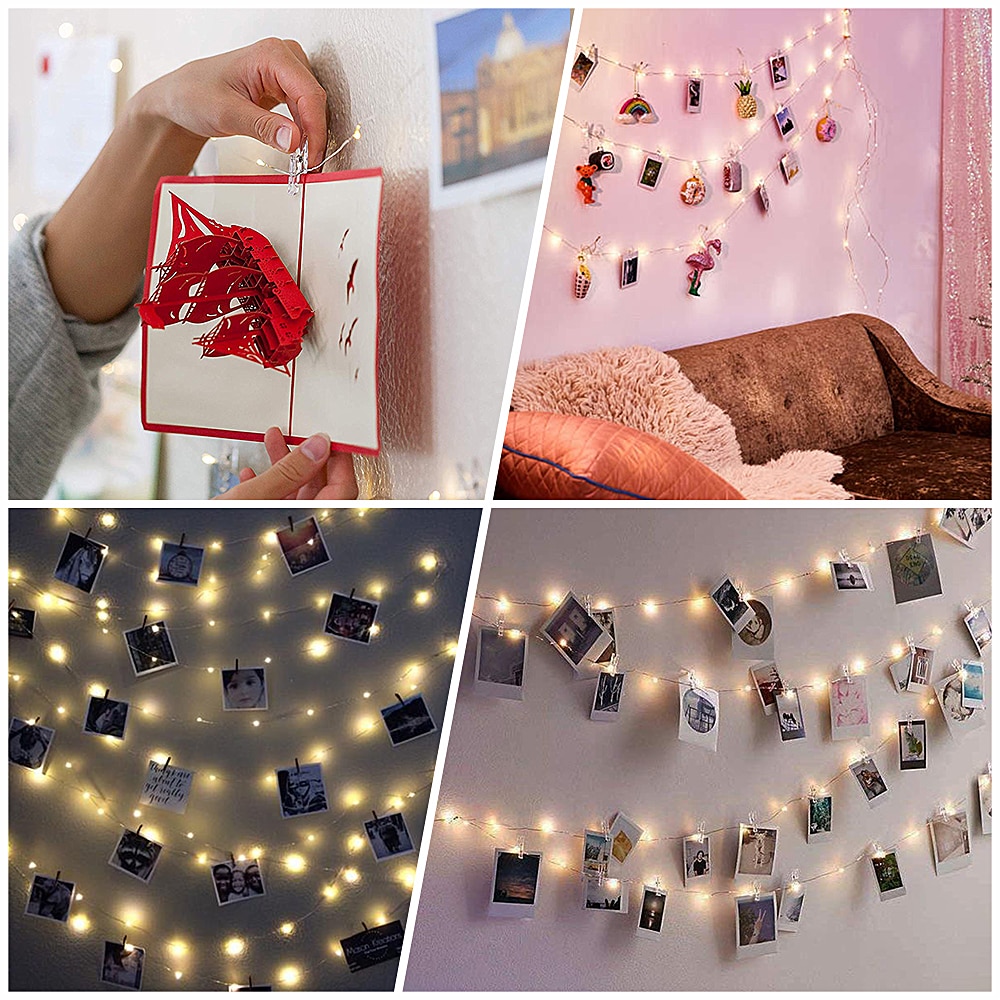 Fairy String Lights Photo Clip Decoration