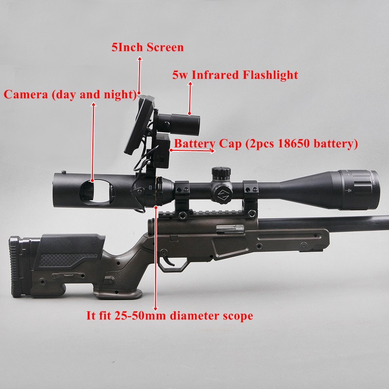 Hunting Scope with Digital Screen