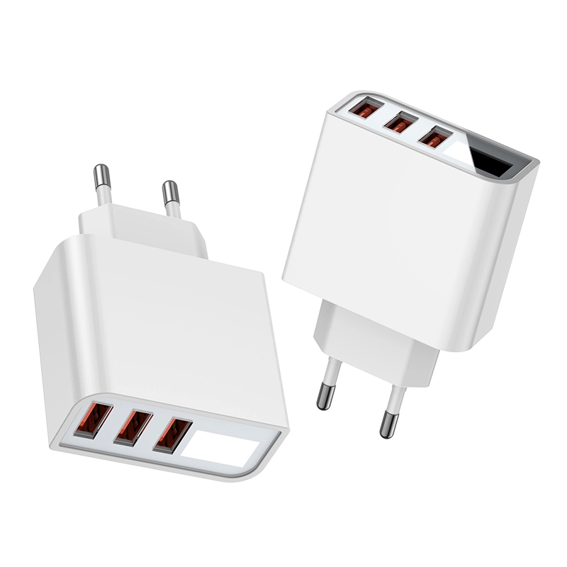 USB Wall Charger 3-Ports Fast Charger