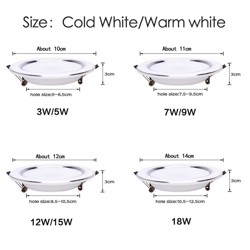 LED Downlights Round Recessed Light