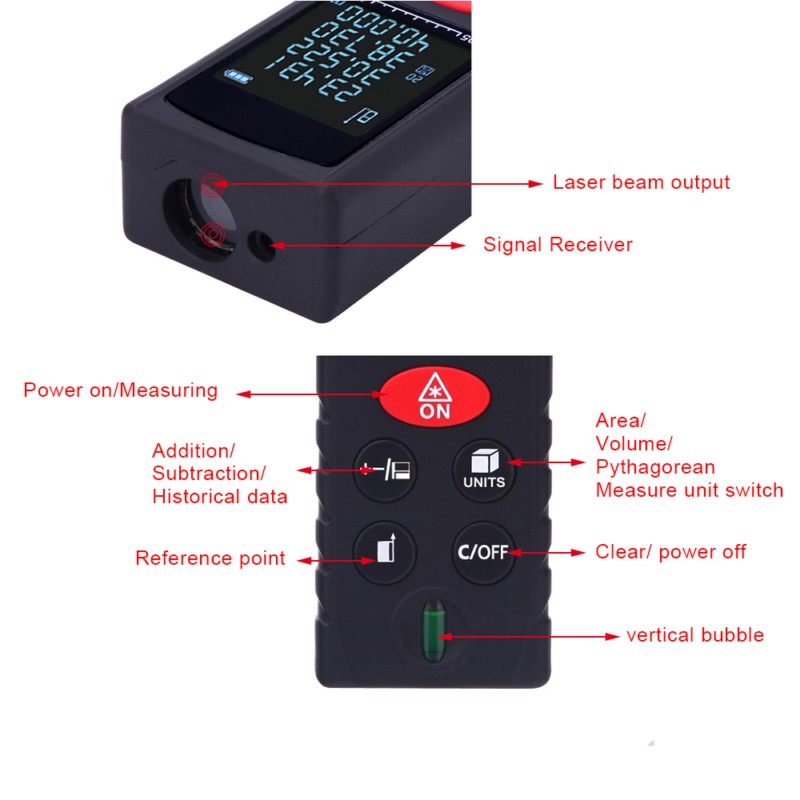 Electronic Tape Measure Distance Tool