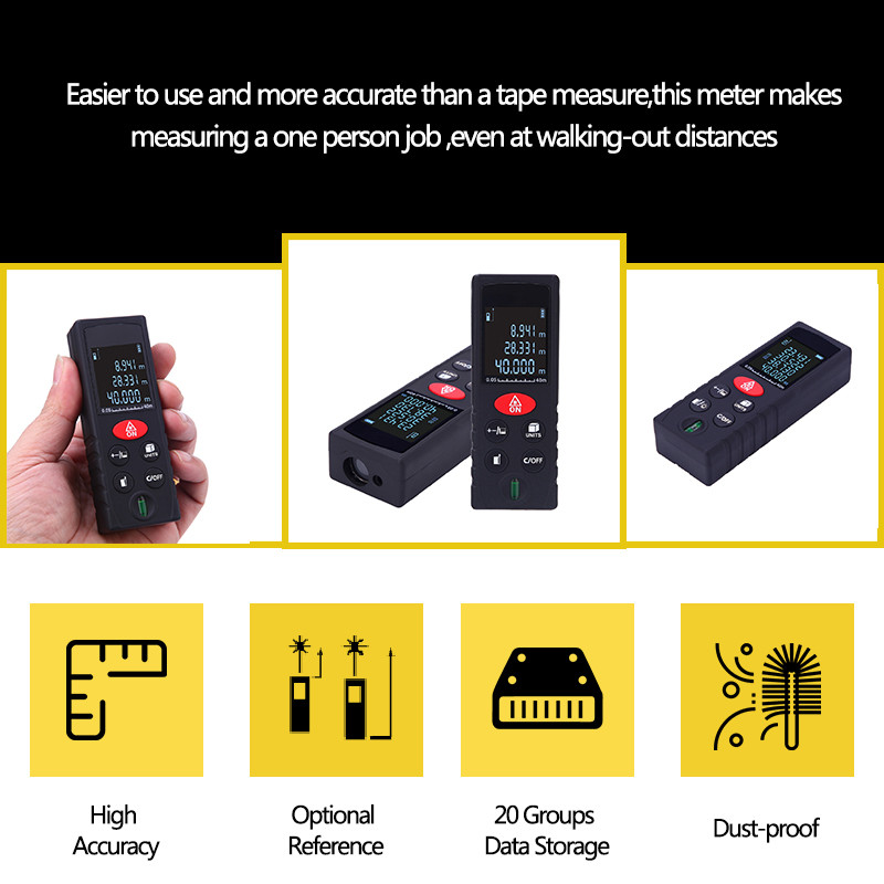 Electronic Tape Measure Distance Tool