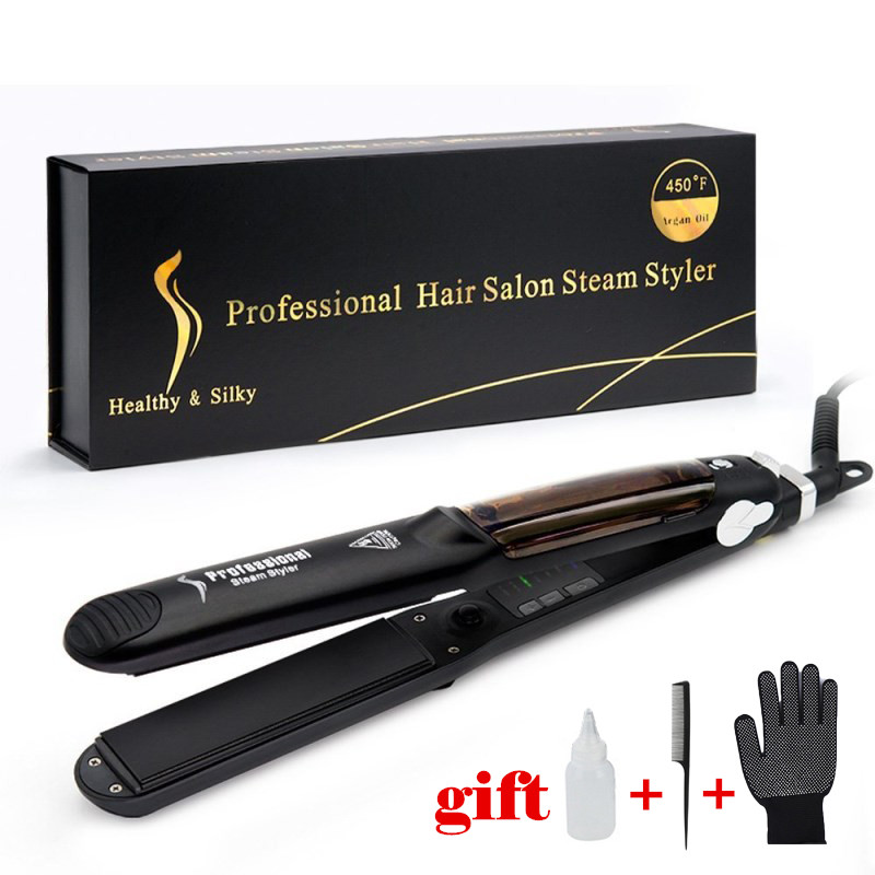 Steam Hair Straightener Flat Iron