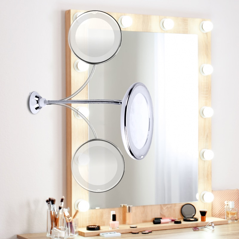 Makeup Mirror with Lights Magnifier