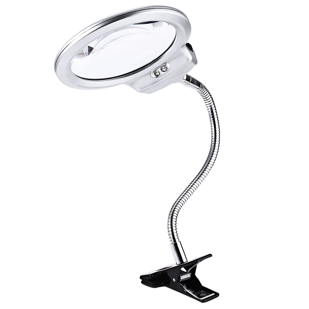 Magnifying Lamp Clip-On LED Light