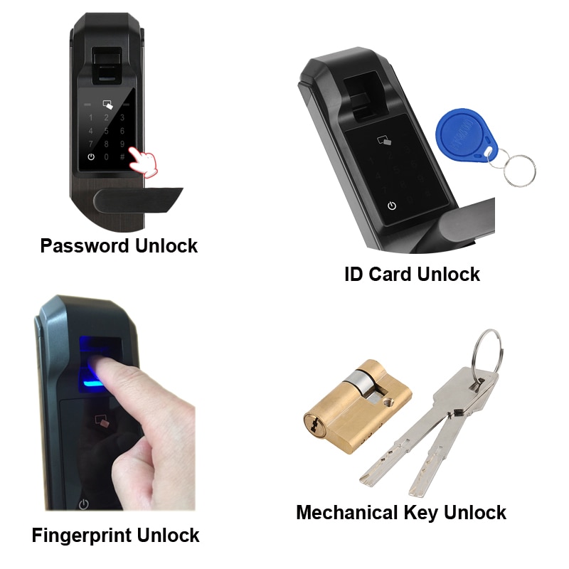 Fingerprint Door Lock Electronic Latch